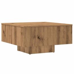 Berkfield Home Coffee Table Artisan Oak 60x60x31.5 cm Engineered Wood in Brown - thumbnail 2