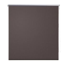 Berkfield Home Roller Blind Blackout 160 x 175 cm Coffee in Brown - thumbnail 2
