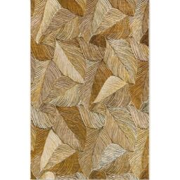 THE RUGS Villeroy & Boch 1767 Rug - Indoor Outdoor Flat Weave Floral in Yellow - Size: 160 cm x 235 cm - thumbnail 1