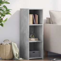 Berkfield Home Sideboard Concrete Grey 30x41x93 cm Engineered Wood - Size: 30 x 41 x 93 cm - thumbnail 1