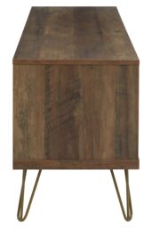 Orsina Sturdy Design Media Unit, Sturdy Construction Of Wooden Tv Stand With Storage, Versatile Living Room TV Unit in Brown - thumbnail 4