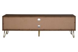Orsina Sturdy Design Media Unit, Sturdy Construction Of Wooden Tv Stand With Storage, Versatile Living Room TV Unit in Brown - thumbnail 5