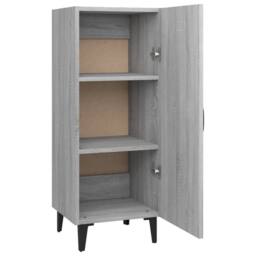 Berkfield Home Sideboard Grey Sonoma 34.5x34x90 cm Engineered Wood - thumbnail 8