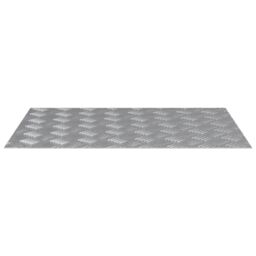Berkfield Home Aluminum Checker Plates 4 pcs Anti-Slip 70x50 cm in Grey - Size: Medium - thumbnail 3