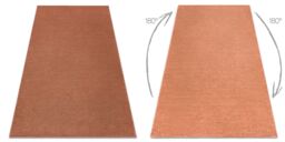 RugsX Softy Rug in Terracotta - Size: 140 cm x 190 cm - thumbnail 2
