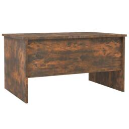 Berkfield Home Modern Coffee Table Smoked Oak 80x50x42.5 cm Engineered Wood in Brown - thumbnail 5