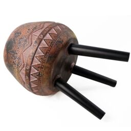 Leaf 44cm x 30cm Large Zaturn Planter Brown / Black with Legs Large in Dark Brown - Size: 44 cm x 30 cm - thumbnail 5