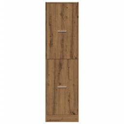 Berkfield Home Apothecary Cabinet¬†Artisian Oak 40x41x144.5 cm Engineered Wood in Brown - thumbnail 5