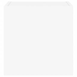 Berkfield Home TV Wall Cabinet with LED Lights White 30.5x35x30 cm - thumbnail 9