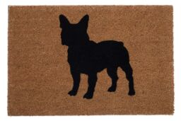 Orsina British Bulldog Doormat in Brown - Size: 100 cm diameter - thumbnail 1