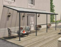 Palram Patio Cover Sierra 2.3X6.9 Clear - L670.5 x W224 x H300 - Grey - thumbnail 2
