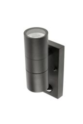 CGC Lighting 'Leon' Black Stainless Steel GU10 Up & Down Outdoor Wall Light IP44 with PIR Motion Sensor - thumbnail 5