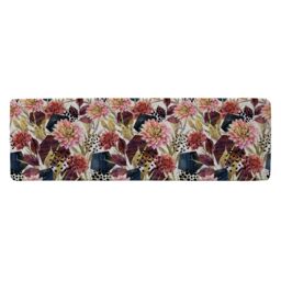 Benjamin Tate Design Autumn Watercolor Floral Arrangement Runner Rug in Natural - Size: 67 cm x 230 cm - thumbnail 1