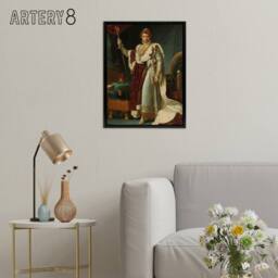 "Artery8 Gerard Emperor Napoleon Bonaparte I Framed Canvas Wall Art Print - Size: W12"" x H16""" - thumbnail 3