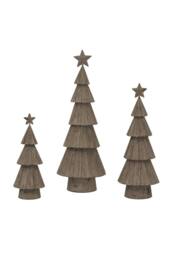 KDMD Rustic Bough Tree with Star - Natural Home Decor Accent in Light Brown - thumbnail 3