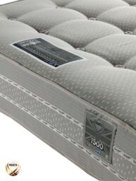Sareer Furniture Limited Sareer Pocketo 1500 Pocket Sprung Mattress in Grey - Size: Small Double - thumbnail 6