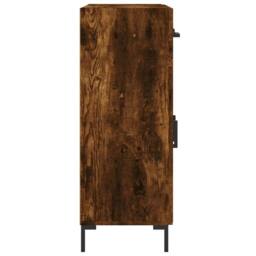 Berkfield Home Sideboard Smoked Oak 69.5x34x90 cm Engineered Wood in Brown - thumbnail 7