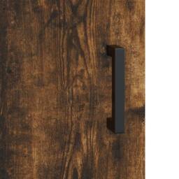 Berkfield Home Sideboard Smoked Oak 69.5x34x90 cm Engineered Wood in Brown - thumbnail 9