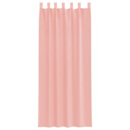 Berkfield Home Voile Curtains with Rod Pockets 2 pcs Pink - thumbnail 4