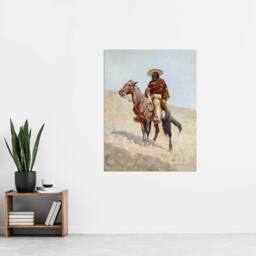 "Artery8 A Mexican Vaquero Cowboy Frederic Remington Wall Art Poster Print - Size: W24"" x H32""" - thumbnail 4