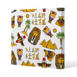 Benjamin Tate Design Egypt (Canvas Print) / 127 x 127 x 4cm in Natural - Size: 127 x 127 x 4 cm - thumbnail 1