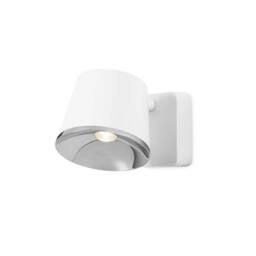 Netlighting Drone Integrated LED Indoor Dome Wall Ceiling Light Chrome White