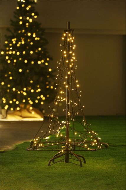Xmas Haus All surface 0.9m 200 Warm White Led Tree -10% Twinkle in Black - Size: 1 Pack - image 1