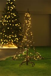 Xmas Haus All surface 0.9m 200 Warm White Led Tree -10% Twinkle in Black - Size: 1 Pack - thumbnail 2