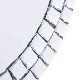 Berkfield Home Wall Mirror 60 cm Tempered Glass in Silver