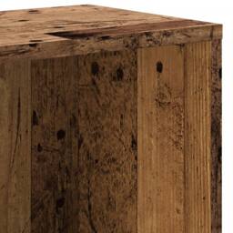 Berkfield Home Bookcase Old Wood 67x24x161 cm Engineered Wood in Brown - Size: 67 x 24 x 161 cm - thumbnail 9