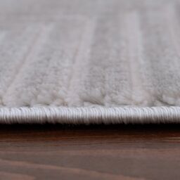 THE RUGS Carmel Modern Area Rug & Runner Geometric Design Stain Resistant in Grey - Size: 120 cm x 170 cm - thumbnail 6