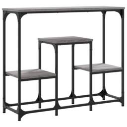 Berkfield Home Console Table Grey Sonoma 89.5x28x76 cm Engineered Wood - thumbnail 6