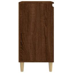 Berkfield Home Bedside Cabinets 2 pcs Brown Oak 40x35x70 cm Engineered Wood - Size: 40 x 35 x 70 cm - thumbnail 7