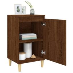 Berkfield Home Bedside Cabinets 2 pcs Brown Oak 40x35x70 cm Engineered Wood - Size: 40 x 35 x 70 cm - thumbnail 4