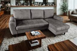 DS Living Sienna 3 Seater Left Hand Facing Storage Sofa Bed in Grey - thumbnail 1