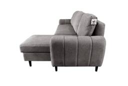 DS Living Sienna 3 Seater Left Hand Facing Storage Sofa Bed in Grey - thumbnail 4