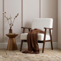 Birlea Ellwood Accent Armchair in White