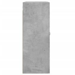 Berkfield Home Wall Mounted Cabinet Concrete Grey 69.5x34x90 cm Engineered Wood - thumbnail 8