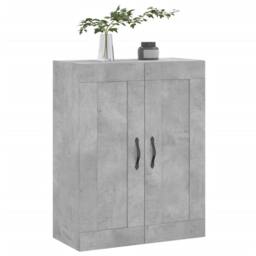 Berkfield Home Wall Mounted Cabinet Concrete Grey 69.5x34x90 cm Engineered Wood - thumbnail 4