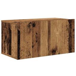Berkfield Home Wall-mounted Tv Cabinet 8 pcs Old wood Medium 30.5 x 30 x 30 cm in Brown - thumbnail 6