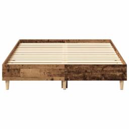 Berkfield Home Bed Frame No Mattress Old Wood 120x190 cm Small Double Engineered Wood in Brown - thumbnail 5
