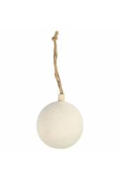 KDMD Personalisable Christmas Ornament 5.5cm 3 Pack in White