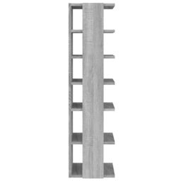 Berkfield Home Shoe Rack Grey Sonoma 27.5x27x102 cm Engineered Wood - thumbnail 4