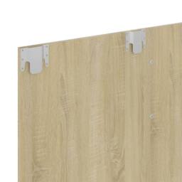 Berkfield Home Wall TV Cabinet Sonoma Oak 120x23.5x90 cm Engineered Wood in Tan - thumbnail 6