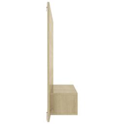 Berkfield Home Wall TV Cabinet Sonoma Oak 120x23.5x90 cm Engineered Wood in Tan - thumbnail 4