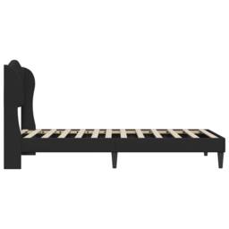 Berkfield Home Bed Frame with Headboard Black 90 x 190 cm Faux Leather - thumbnail 5