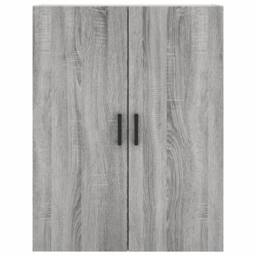 Berkfield Home Wall Mounted Cabinets 2 pcs Grey Sonoma 69.5x34x90 cm - thumbnail 6
