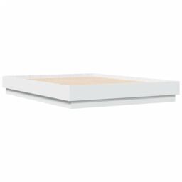 Berkfield Home Bed Frame without Mattress White 120x190 cm Small Double - thumbnail 3