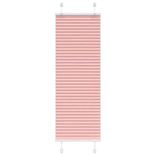 Berkfield Home Pleated Blind Pink 40x150 cm Fabric Width 39.4 cm Polyester - image 1