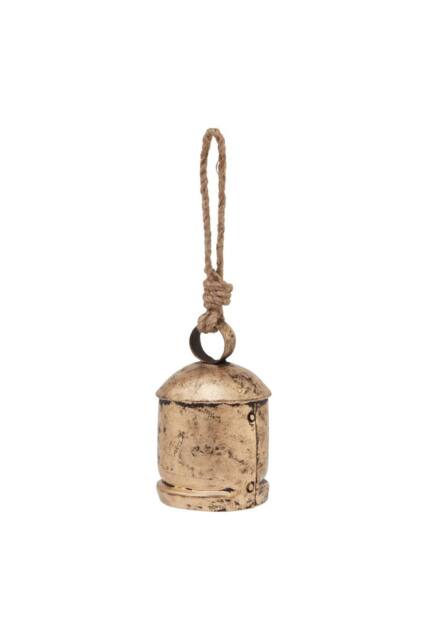 KDMD Antique Gold Bell Bauble - Elegant Vintage Holiday Ornament - image 1